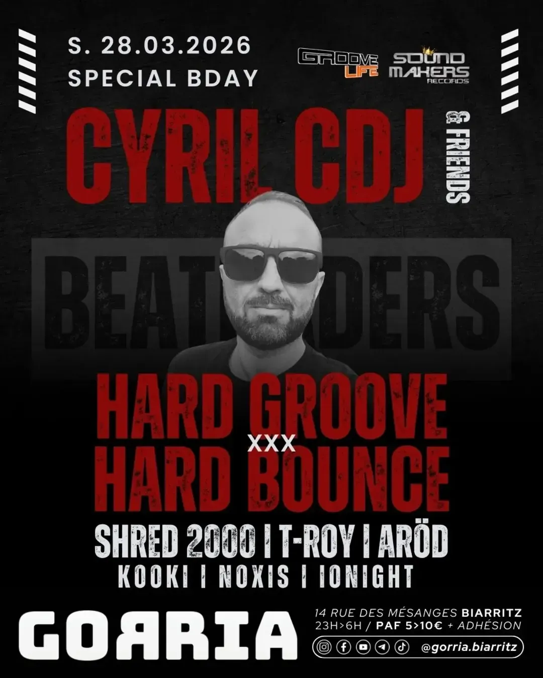 🎂 Cyril CDJ aka Beatraders 🎂Special Bday Night 🎂 
